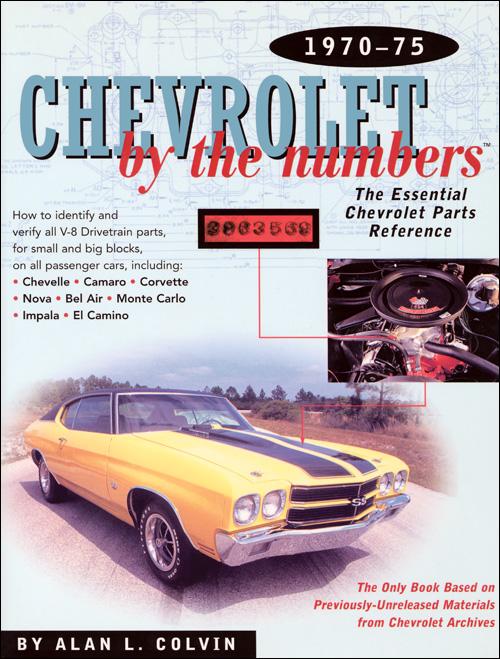 Chevrolet by the Numbers 1970-75 front cover