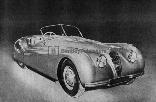 Jaguar Super Sports Excerpted illustration from Jaguar Super sports model, plate 1.
(BentleyPublishers.com watermark not printed on actual product.)