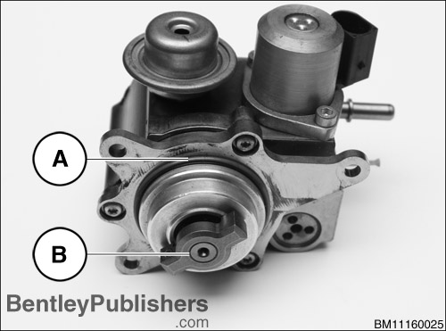 High pressure fuel system service on Turbo engines, including replacing HP fuel pump.